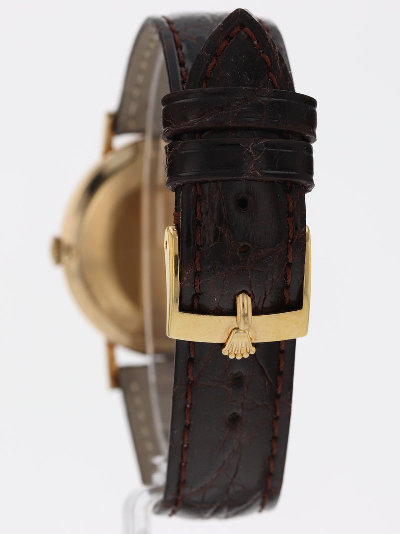 38500: Rolex 18k Vintage Precision, Circa 1969