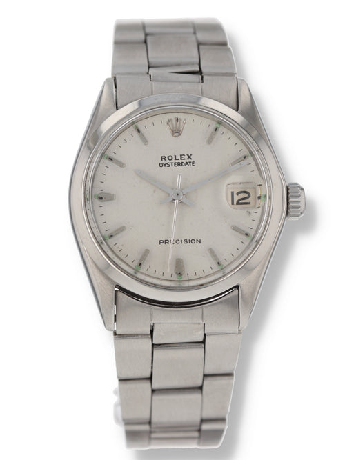 (memo) 38934: Rolex Mid-Size OysterDate, Manual, Ref. 6466, Size 31mm