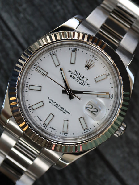 39450: Rolex Datejust II, 116334, Box and 2013 Card