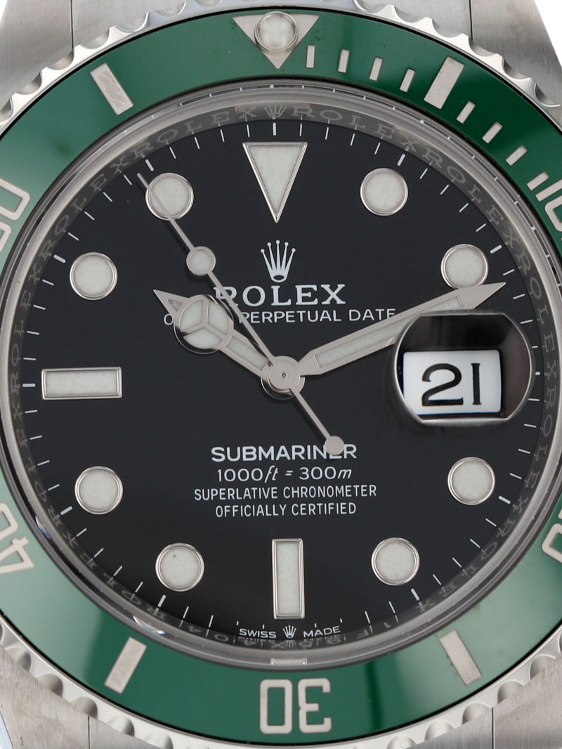 39672: Rolex Submariner 41 , Ref. 126610LV, 2021 Full Set