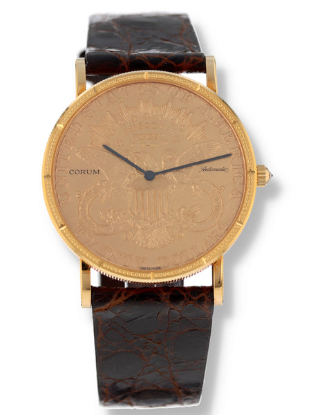 39984: Corum 22k $20 Liberty Coin watch, Ref. 58.145.56, Automatic