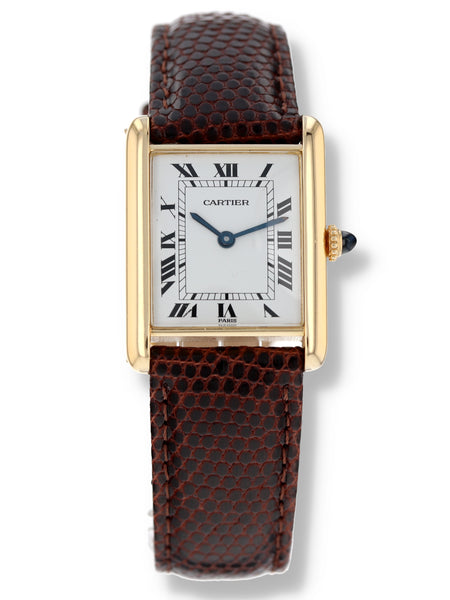 Cartier　VINTAGE CARTIER 1978 VINTAGE YELLOW GOLD MANUAL WIND TANK LOUIS