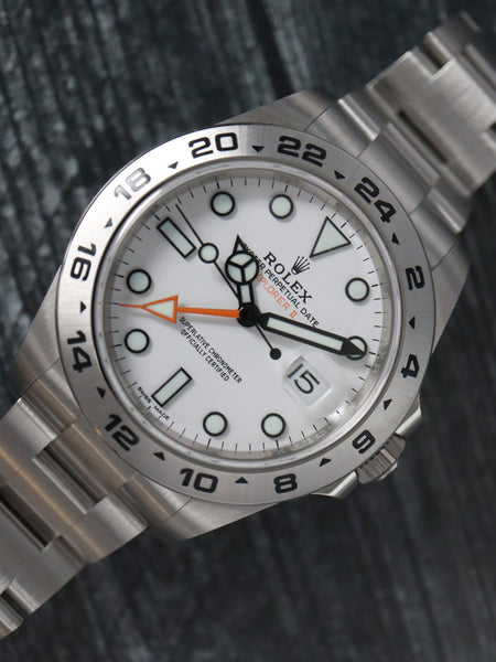 40558: Rolex Explorer II, Ref. 216570, 2020 Full Set – Paul Duggan