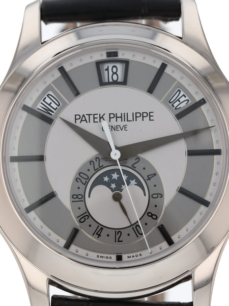 J38184: Patek Philippe 18k White Gold Annual Calendar, Ref