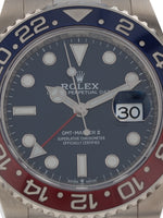 M38898: Rolex 18k White Gold GMT-Master II, Ref. 126719BLRO, Box and 2021 Card