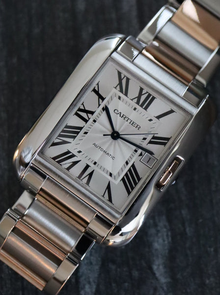 Cartier Tank Anglaise SM 2014 美品 Cartier Tank Anglaise XL 18K Rose Gold & Steel Automatic Watch