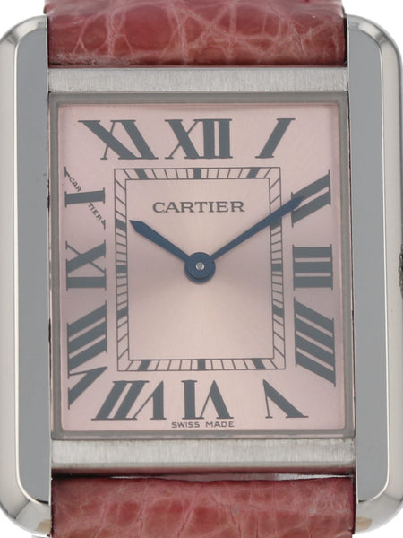 J37685: Cartier Ladies Tank Solo, Quartz, Cartier Box, Ref