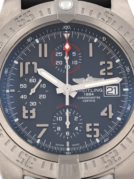 M35443: Breitling Titanium Avenger Bandit, E13383, Full Set