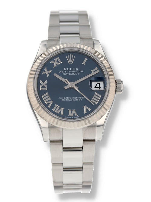 40300: Rolex Mid-Size Datejust 31, Ref. 278274, Box and 2022 Card