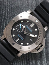 41249: Panerai Luminor Submersible 1950, Titanium, PAM01305, 2022 Full Set