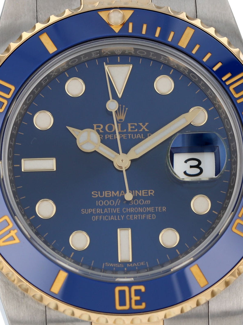 40942: Rolex Submariner 40, Ref. 116613LB, Box and Card 2018