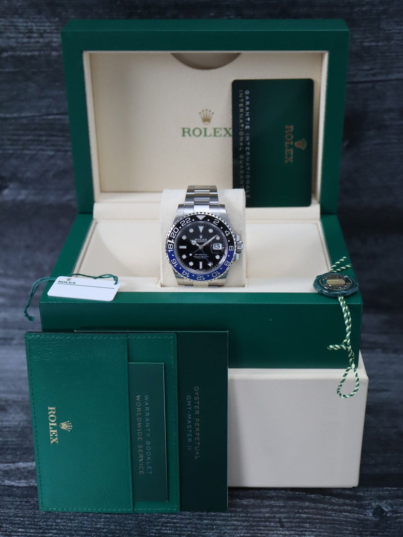 41150: Rolex GMT-Master II "Batman", Ref. 126710BLNR, 2023 Full Set