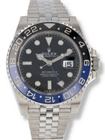 41153: Rolex GMT-Master II "Batgirl", Ref. 126710BLNR, 2022 Full Set NEW OLD STOCK