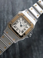 40908: Cartier Ladies Small Santos Galbee, Quartz, Ref. W20012C4, Cartier Papers