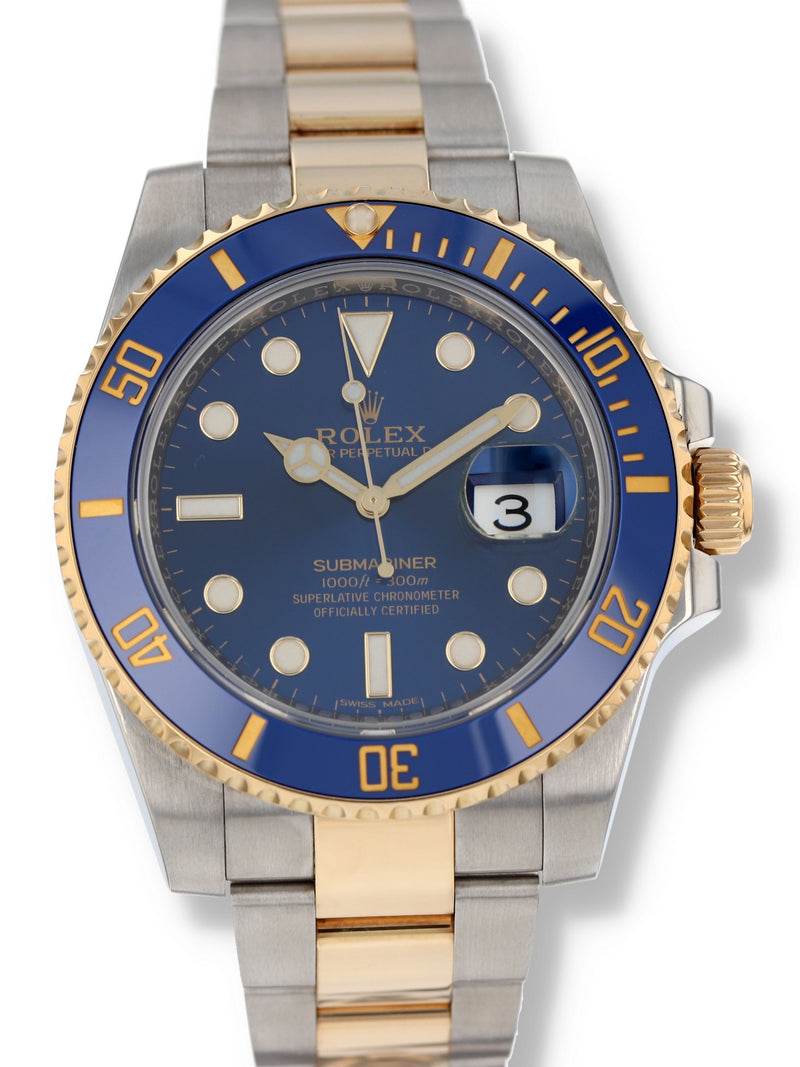 40942: Rolex Submariner 40, Ref. 116613LB, Box and Card 2018
