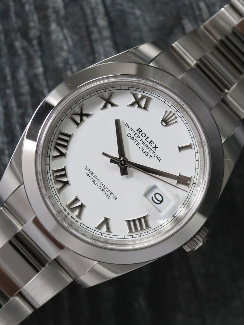 41217: Rolex Datejust 41, Ref. 126300, 2025 Full Set, UNWORN