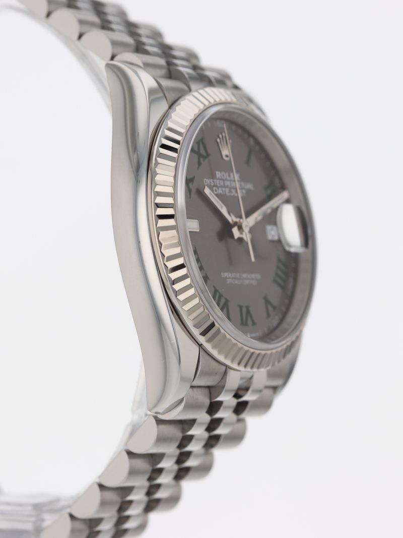 40331: Rolex Datejust 36, "Wimbledon" Dial, Ref. 126234, 2023 Full Set