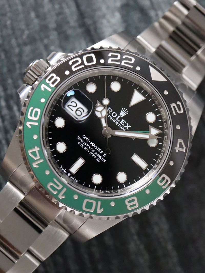 41077: Rolex GMT-Master II "Sprite", Ref. 126720VTNR, 2025 FUll Set LIKE NEW