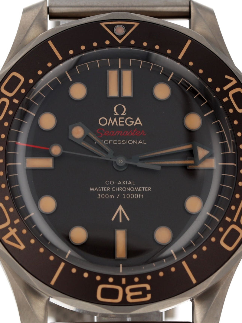 41171: Omega Titanium Limited Edition Seamaster 007, Ref. 210.90.42.20.01.001, 2023 Full Set. UNWORN