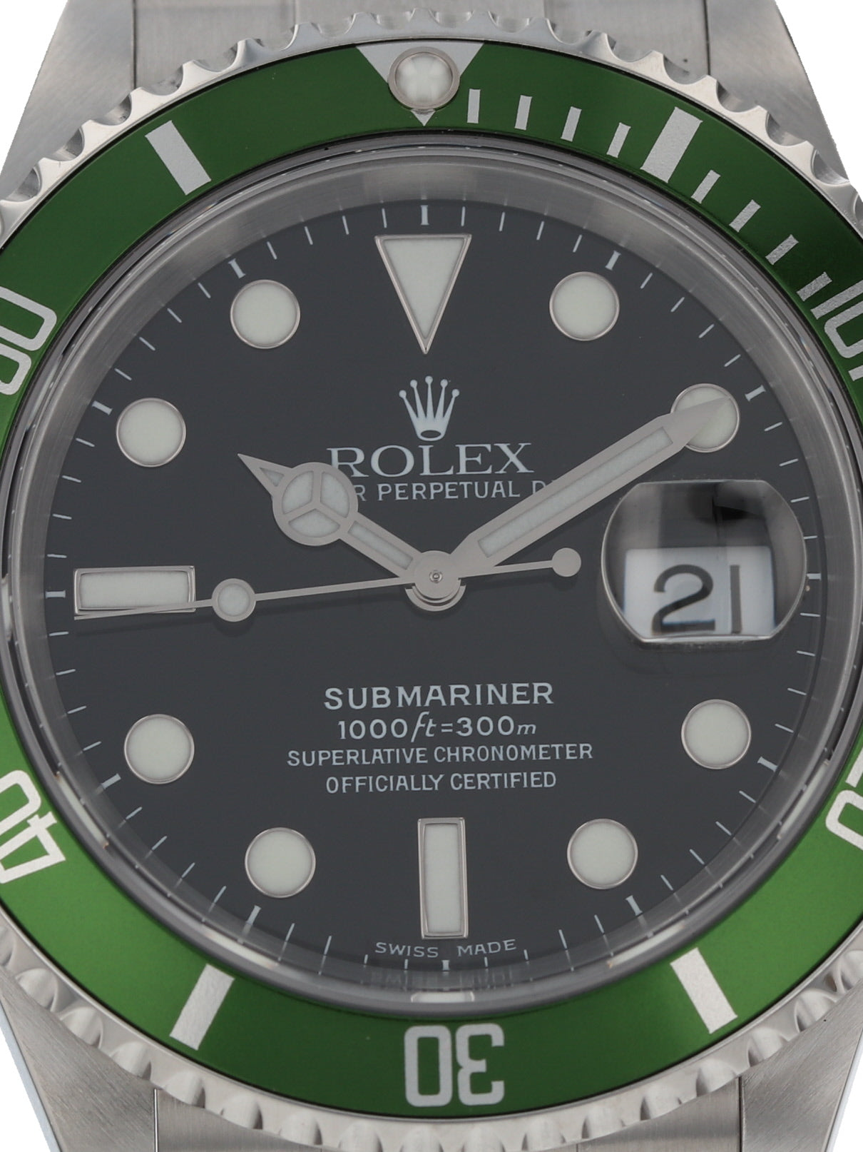 Rolex Submariner Kermit Oval O, MK1 dial, F-series – Newyorkwatchgallery