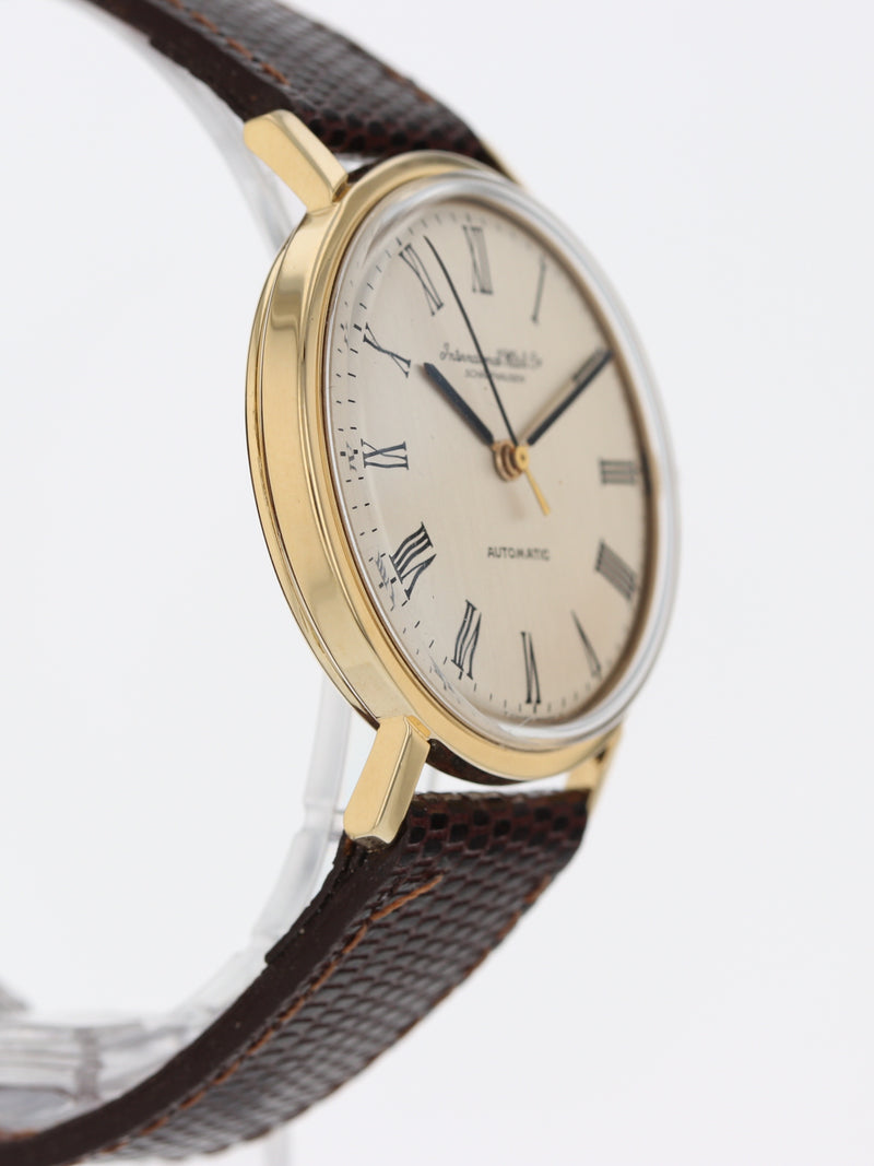 38097: IWC 18k Yellow Gold Vintage Dress Watch, Automatic, Size 35mm Paul Duggan Fine Watches 38097: IWC 18k Yellow Gold Vintage Dress Watch, Automatic, Size 35mm Paul Duggan Fine Watches