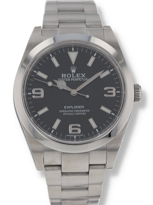 38457: Rolex Stainless Steel Explorer 39,  Ref. 214270