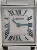 38516: Cartier Ladies Tank Francaise, Quartz, Mother of Pearl Dial