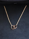 38595: Cartier 18k Rose Gold Love Necklace, Cartier Box