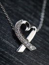 38603: Tiffany & Co. by Paloma Picasso 18k White Gold Diamond Heart Pendant