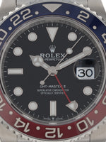 38615: Rolex GMT-Master II "Pepsi", Ref. 126710BLRO, Unworn 2023 Full Set