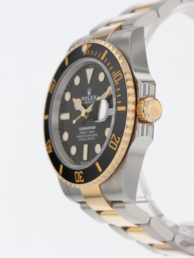 Rolex Submariner Date 126613LN NEW 2023 Black Gold Steel 41 mm for
