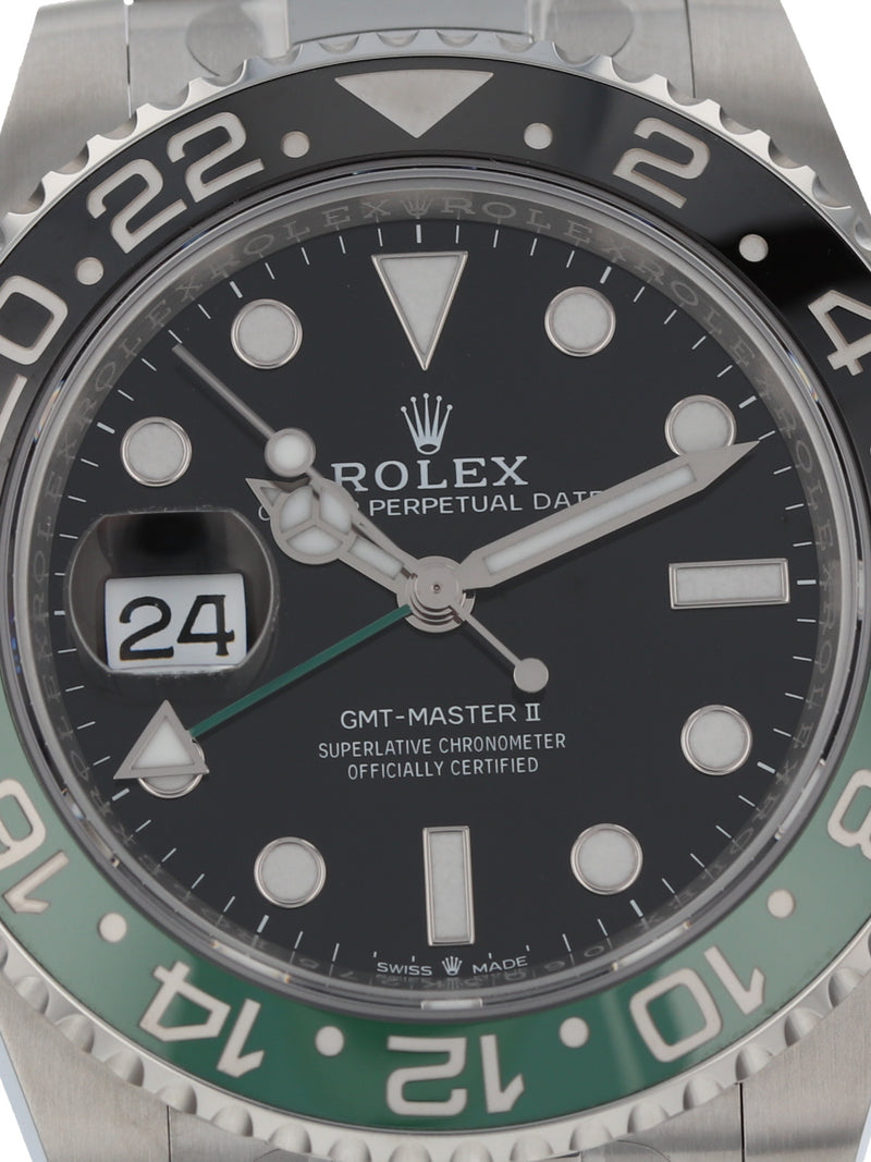 38678: Rolex GMT-Master II "Sprite", Ref. 126720VTNR, Like New 2023 Full Set