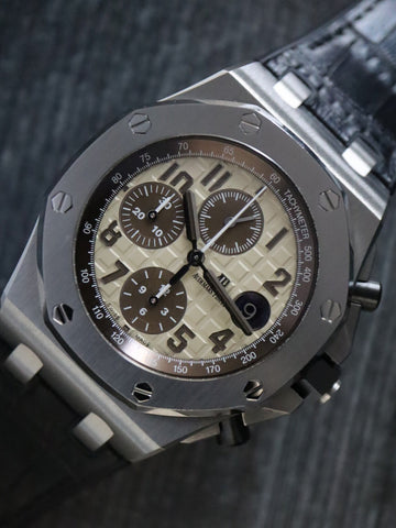 38690: Audemars Piguet Royal Oak Offshore Safari, 26470ST.OO
