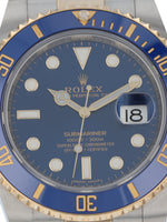 38709: Rolex Submariner 40, Ref. 116613LB, Box and 2019 Card