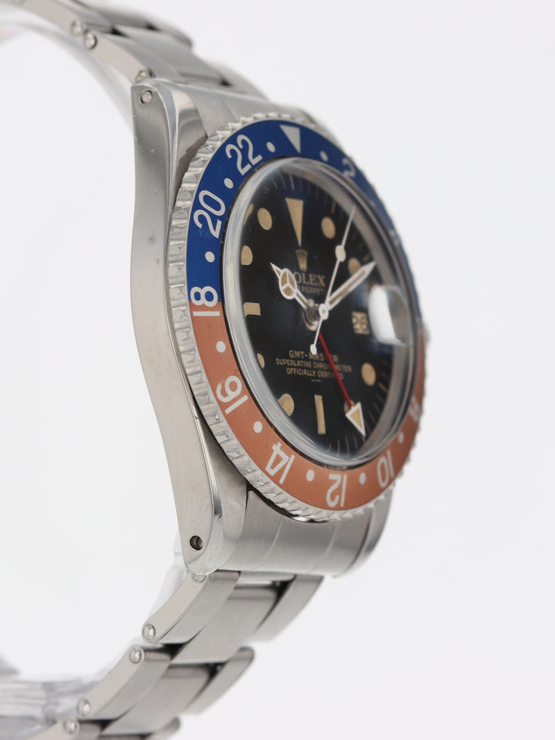 38723: Rolex Vintage GMT-Master "Pepsi", Ref. 1675, Full Set Circa 1964