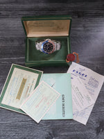 38723: Rolex Vintage GMT-Master "Pepsi", Ref. 1675, Full Set Circa 1964