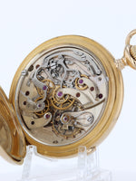 38745: Ulysse Nardin 18k Yellow Gold Pocketwatch Medical Chronograph