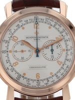 38779: Vacheron Constantin 18k Rose Gold Malte Chronograph, Ref. 47120/000R, Box and Papers
