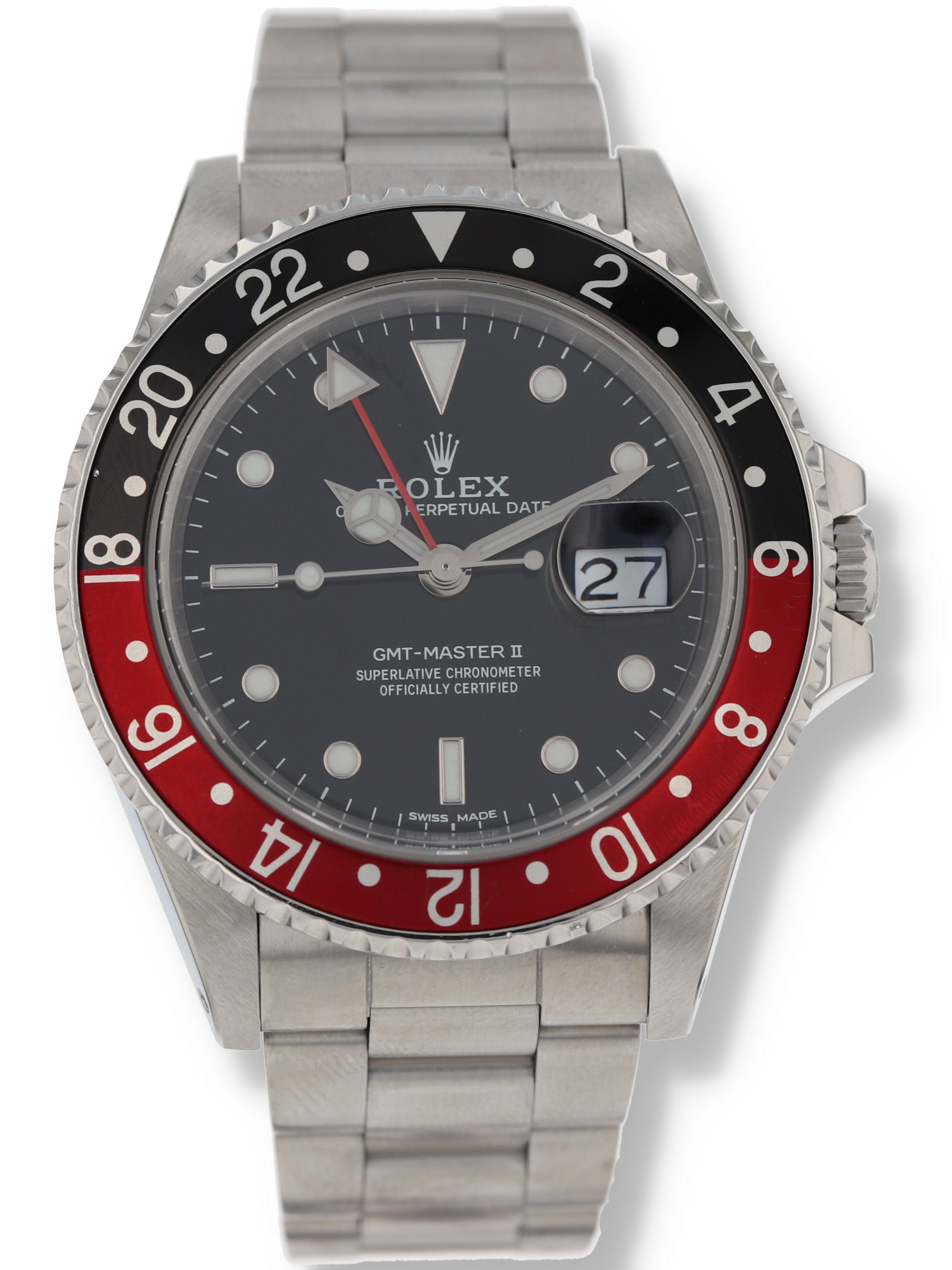 38908: Rolex GMT-Master II, Ref. 16760 "Fat Lady" Coke, Circa 1987 – Paul Duggan Watches