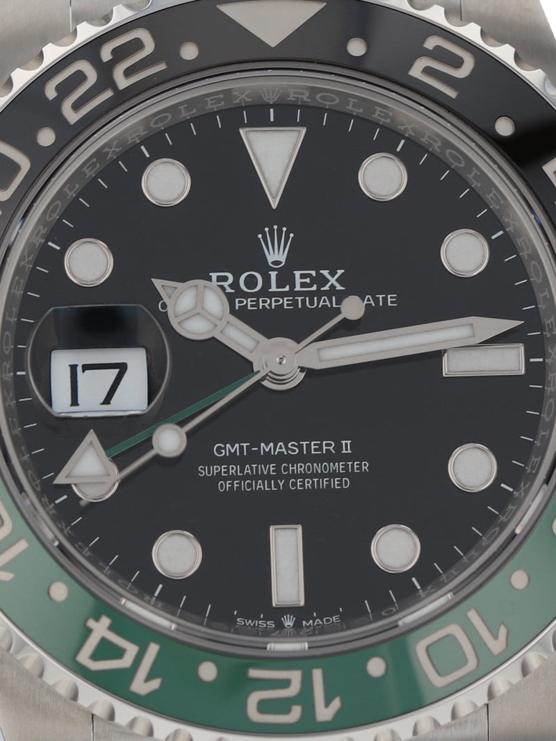 38827: Rolex GMT-Master II "Sprite", Ref. 126720VTNR, Unworn 2023 Full Set