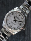 38841: Rolex Mid-Size Datejust 31, Ref. 178274, 2008 Full Set, Meteorite Diamond Dial