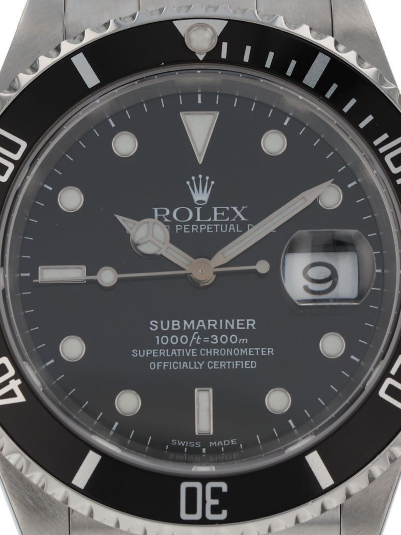 38896: Rolex Submariner 40, Ref. 16610, 2003 Papers