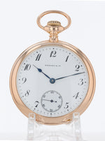 38924: Patek Philippe for Tiffany & Co. 18k Yellow Gold Open Face Pocketwatch