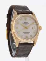 38932: Rolex 18k Yellow Gol Datejust, Ref. 16018, Circa 1978