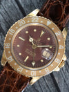 38943: Rolex vintage 1970's GMT-Master, Brown Nipple Dial, Fat Font Bezel, Ref. 1675, Original Box, Papers and Booklets