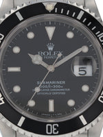 38950: Rolex Stainless Steel Submariner 40, Ref. 16610, Circa 1991