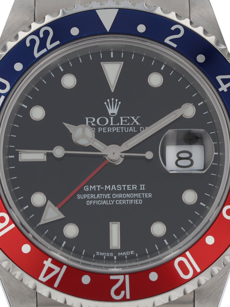 38981: Rolex GMT-Master II "Pepsi", Ref. 16710, Circa 2002