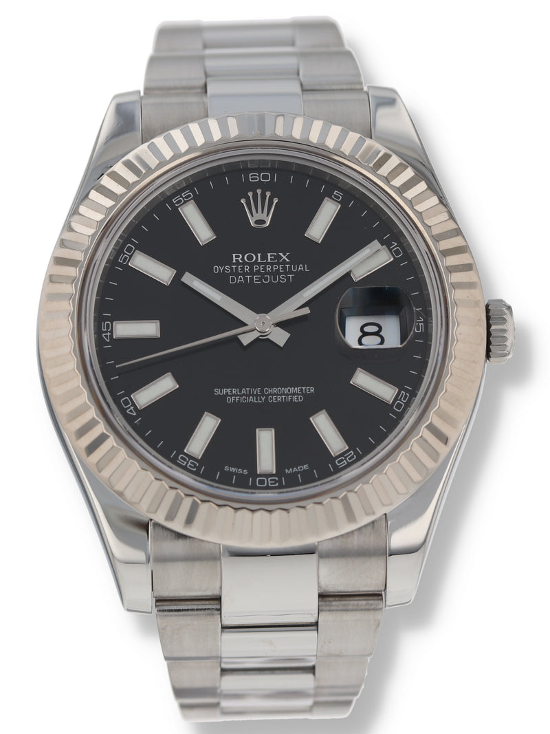 39069 39069: Rolex Datejust II, Ref. 116334, Box and 2019 Card – Paul Duggan ...