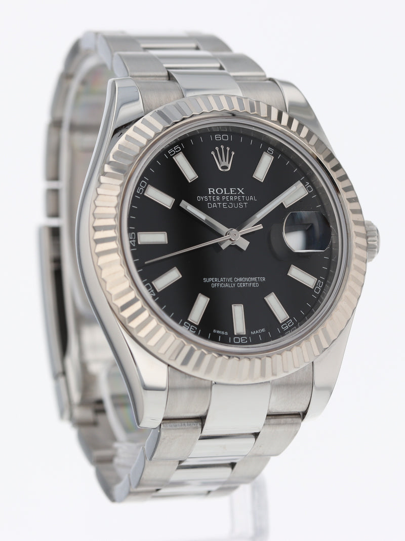 39069 39069: Rolex Datejust II, Ref. 116334, Box and 2019 Card – Paul Duggan ...