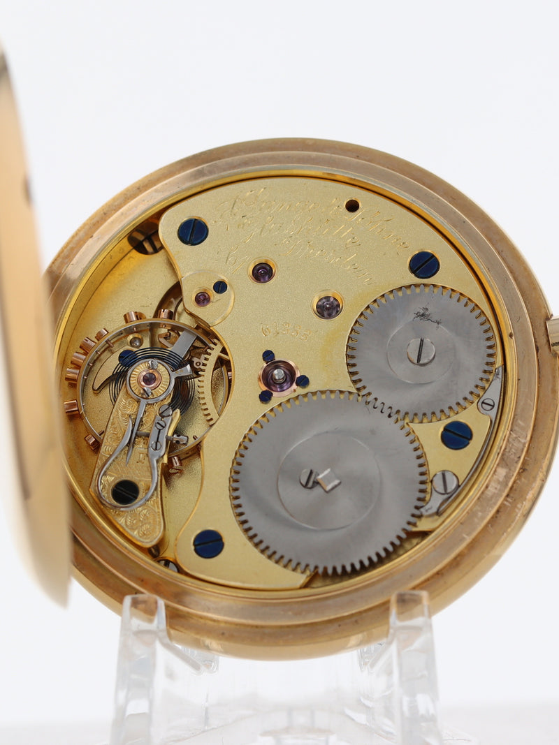 J39080: A. Lange & Sohne 18k Pocketwatch, Size 52mm